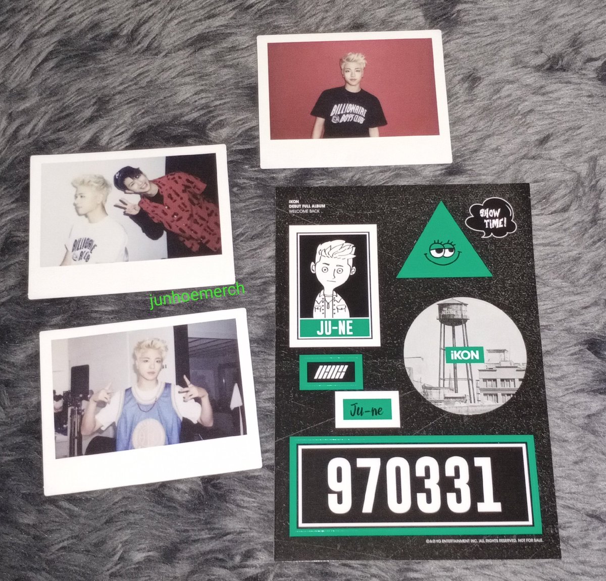 junhoemerch's tweet photo. wts lfb rare iKON Junhoe Welcome Back Debut Album Polaroids Green  Ver.
*sticker not included*
Php 600 set ( 3 polas)
DM if interested https://t.co/4qMxZ7Yj9J