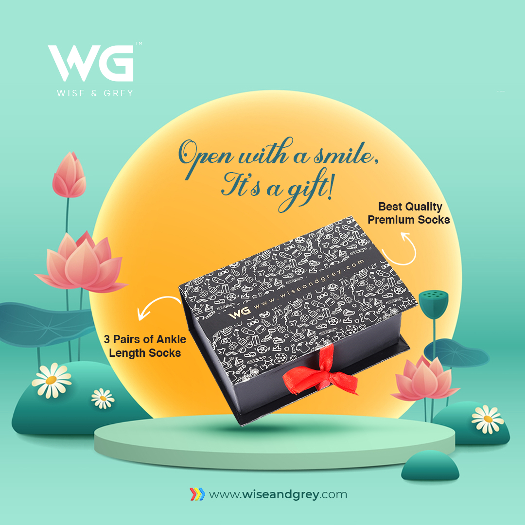 _wiseandgrey_'s tweet image. Unwrap the Joy of Giving! This festive season, our gift boxes are more than just presents; they're a bundle of love, wrapped in happiness!
Get ready to make hearts light up with Wise and Grey's festive gift boxes!
#giftbox #festival #socksofday #fashion #TrendingNow
