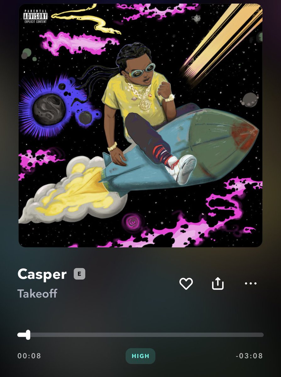 pistons15's tweet photo. @DailyRapFacts Takeoff 🕊️ Casper been the song @TIDAL https://t.co/Q2wkHtVTCR