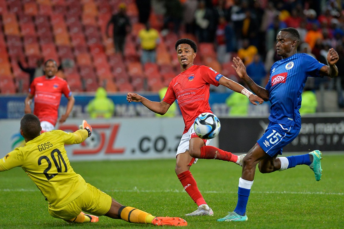 BackpageMedia's tweet photo. Chippa United 1️⃣-0️⃣ SuperSport United

📸Deryck Foster/BackpagePix

#DStvPremiership #SouthAfricanFootball #iDiski #SuperDiski #ChippaUnited #SuperSportUnited https://t.co/CkiIqkN1Qm