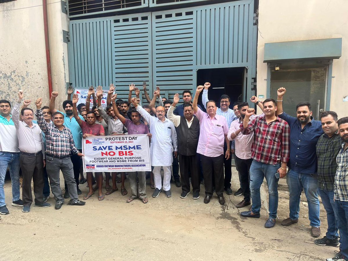 All India MSME Footwear Council tweet media