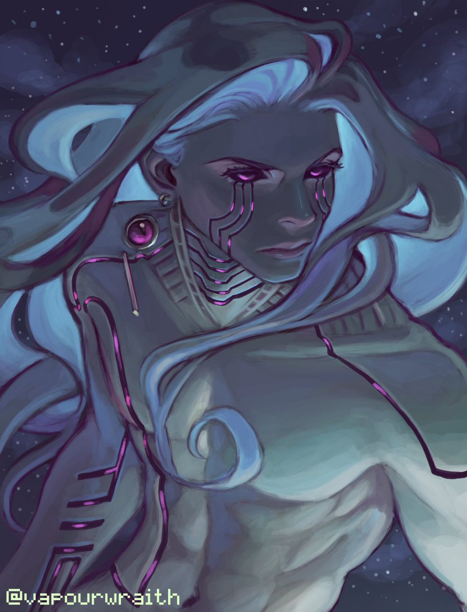 vapourwraith's tweet photo. Here's a new illustration of Vas.

I've also just started my 1-year animated short film program at a vocational school. I'm pretty nervous, but I hope to produce something worthy of submitting to film festivals a year from now. https://t.co/olnGps98zn