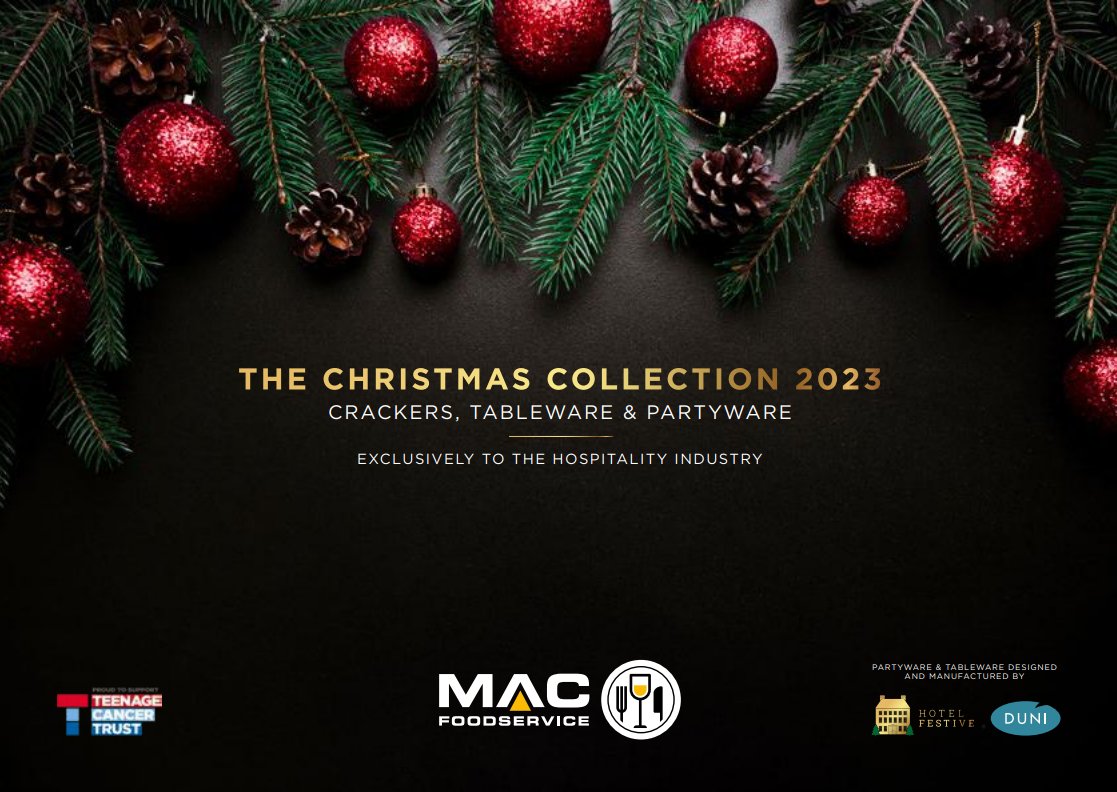 MAC_FoodService's tweet image. 🎄Our Christmas brochure is now live! 🎄
Looking for the perfect table &amp;amp; partywear then look no further! Explore our wide range of options to suit all establishments and budgets. View brochure in bio #Christmas2023
