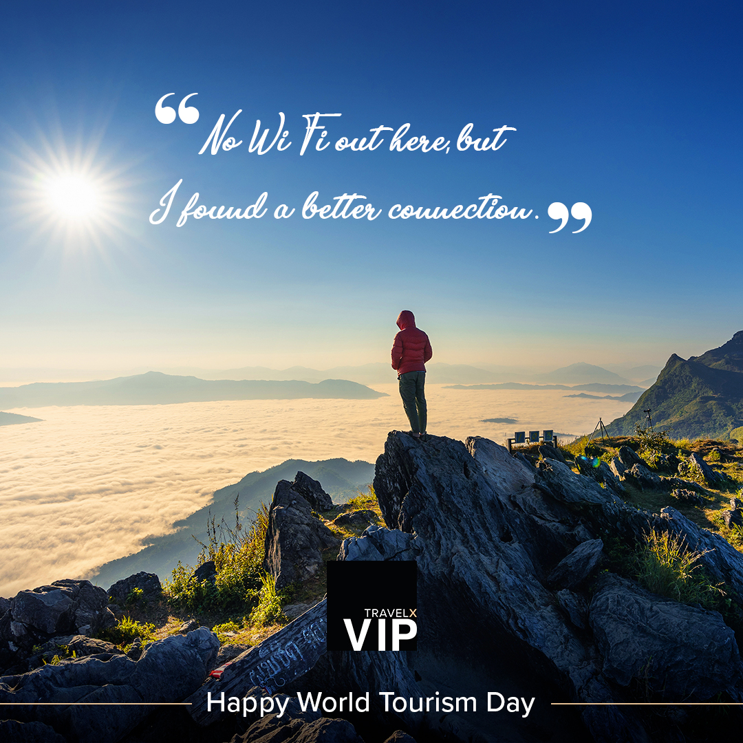 Travelvip_ai's tweet photo. Wanderlust: a feeling that never goes out of style. #HappyWorldTourismDay #Travel #TravelXVIP https://t.co/IOlbBBsVAn