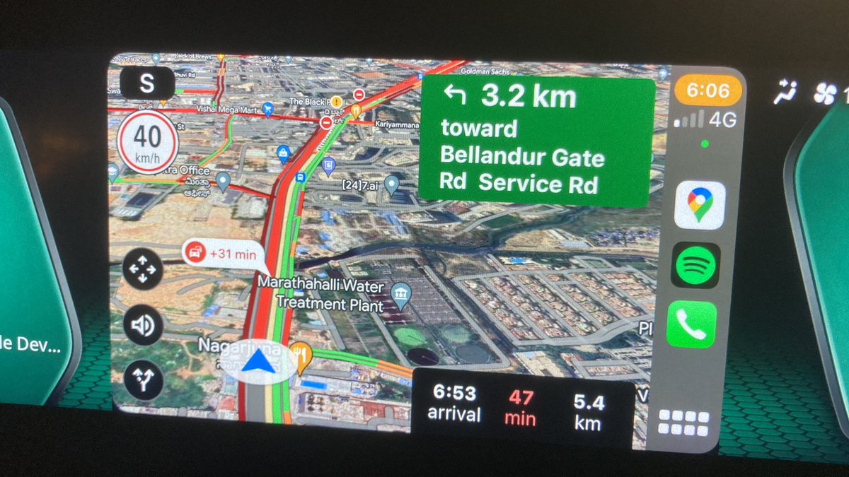 aarvindhprakash's tweet photo. Extremely extremely bad traffic in BLR ORR today evening… my cars mileage dropped from Kilometres per Litre to Litres per Kilometre… I have covered 7 KMs in 2 Hrs so far from Whitefield to Marathahalli and got 5 more KMs to cover… :( #ORRCA https://t.co/9pBThpL8VB
