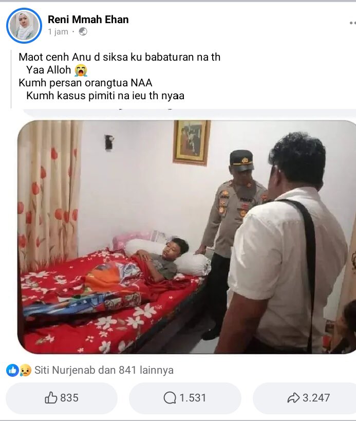 dlfkrsmw's tweet photo. @Lucunyadimanaaa Info dari grup WA korban udah meninggal. Bener gak ya? https://t.co/S2UpKcE08e