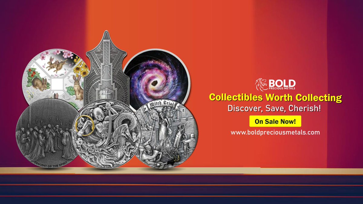 Bold_PM's tweet image. Our Collector's Coins redefine the standard, offering a blend of history, art, and precious metals.

boldpreciousmetals.com/sale/collector…

#collectorcoins #investment #rarefinds #historyinmetal #artisticcoins #getyoursnow #preciousmetals #collectibles #boldpreciousmetals #numismatics