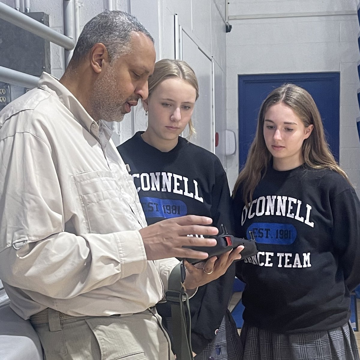 Yesterday, we had the amazing opportunity to dance and work with Scout, a robotic dog.

Thank you <a href="/melissapore/">Melissa Pore, KM4CZN</a> (STEM teacher) and Mr. Hernandez (Drone Pilot &amp; Robotics Operator) for the opportunity. We are looking forward to next time.