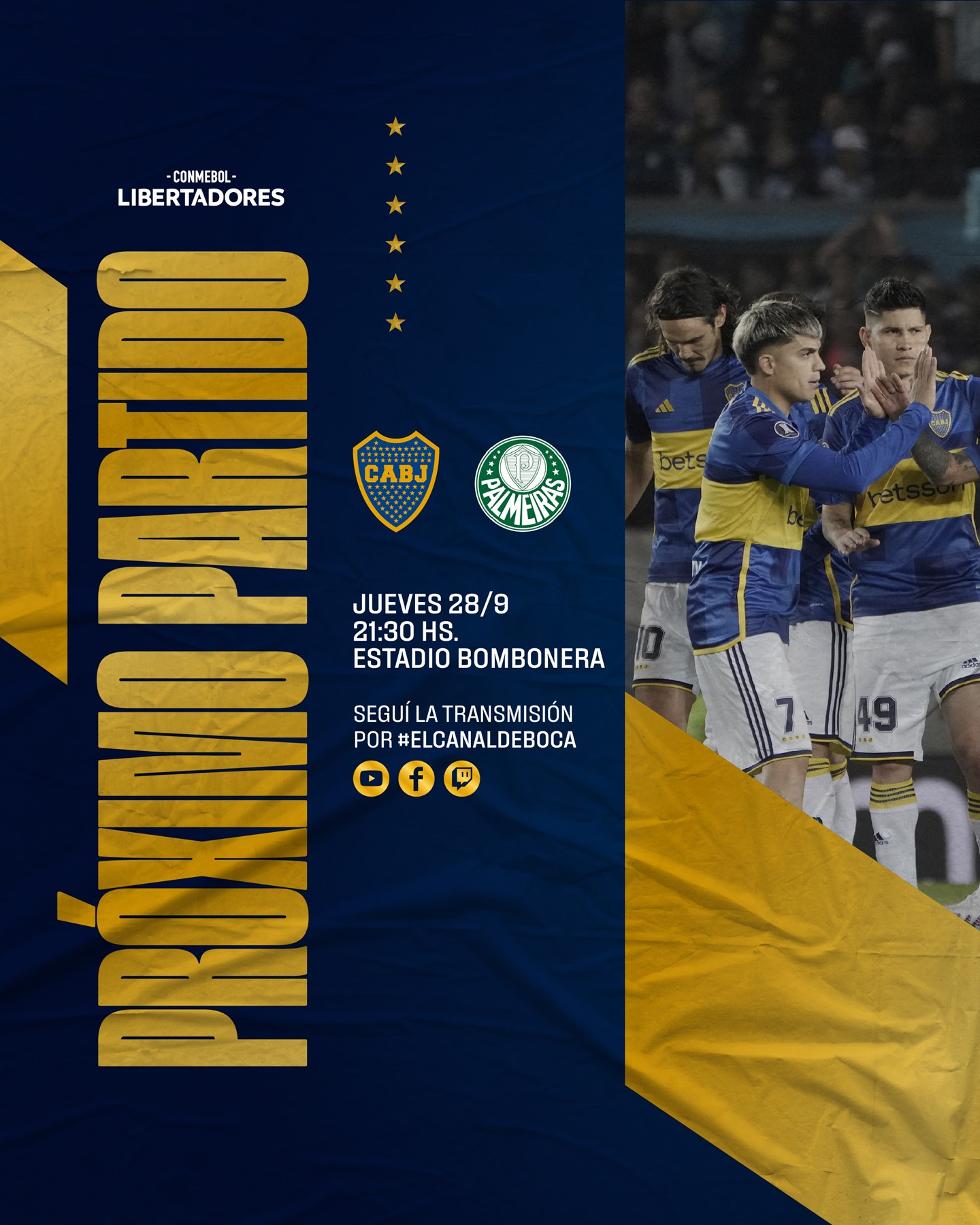 Boca quiere golpear primero en la semifinal de la Copa Libertadores: hora, TV y formaciones • Canal C