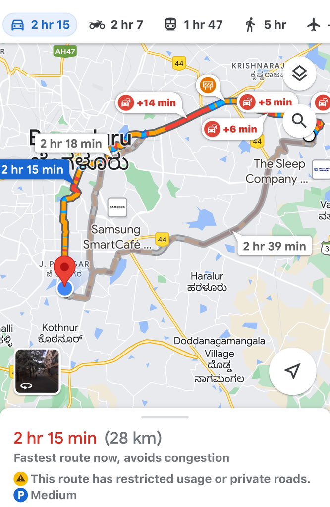 Avoid Outer Ring Road Huge traffic Marathahalli, Sarjapura, Silkboard route . ORR employee better to logout at 9.0pm to avoid traffic.@0RRCA @DCPTrEastBCP @BlrCityPolice @blrcitytraffic @WF_Watcher  share to large number will be helpful 😢#Bengaluru #Bengalurutraffic