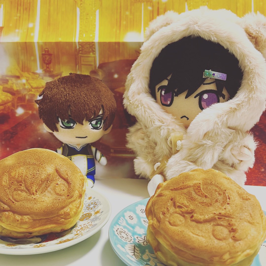 hotsure_tei's tweet photo. ギ アス焼きともこもこコート🧥買いました　＃本日のベビ帝 

ぬい、ぬ！(残念だったけど、お土産買って帰った) https://t.co/zWvEOQIRB8