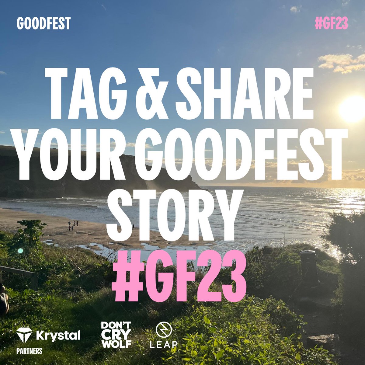 Share your #Goodfest story with us from 2019 to 2023, who did you meet? Did you change something after attending? Did you collaborate with one of our community? What one thing resonated more than anything else? Let us know and tag us in 🙏⚡️ #GF23