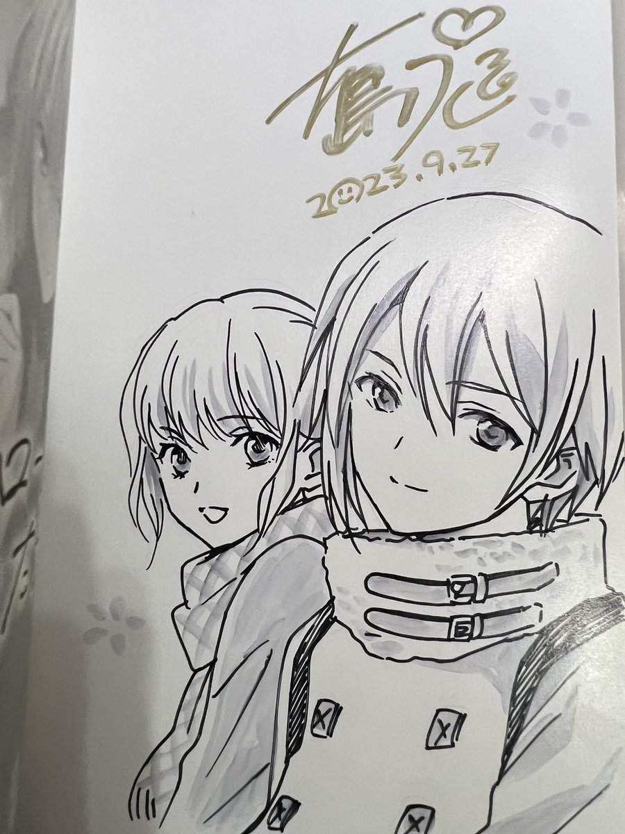 遅くなりましてすみません💦
まんが王さんのサイン本、めちゃめちゃ魂込めて描かせていただいてます!
もう少しだけお待ちください🙇🏻♀️
#きみがローファーをはいたら