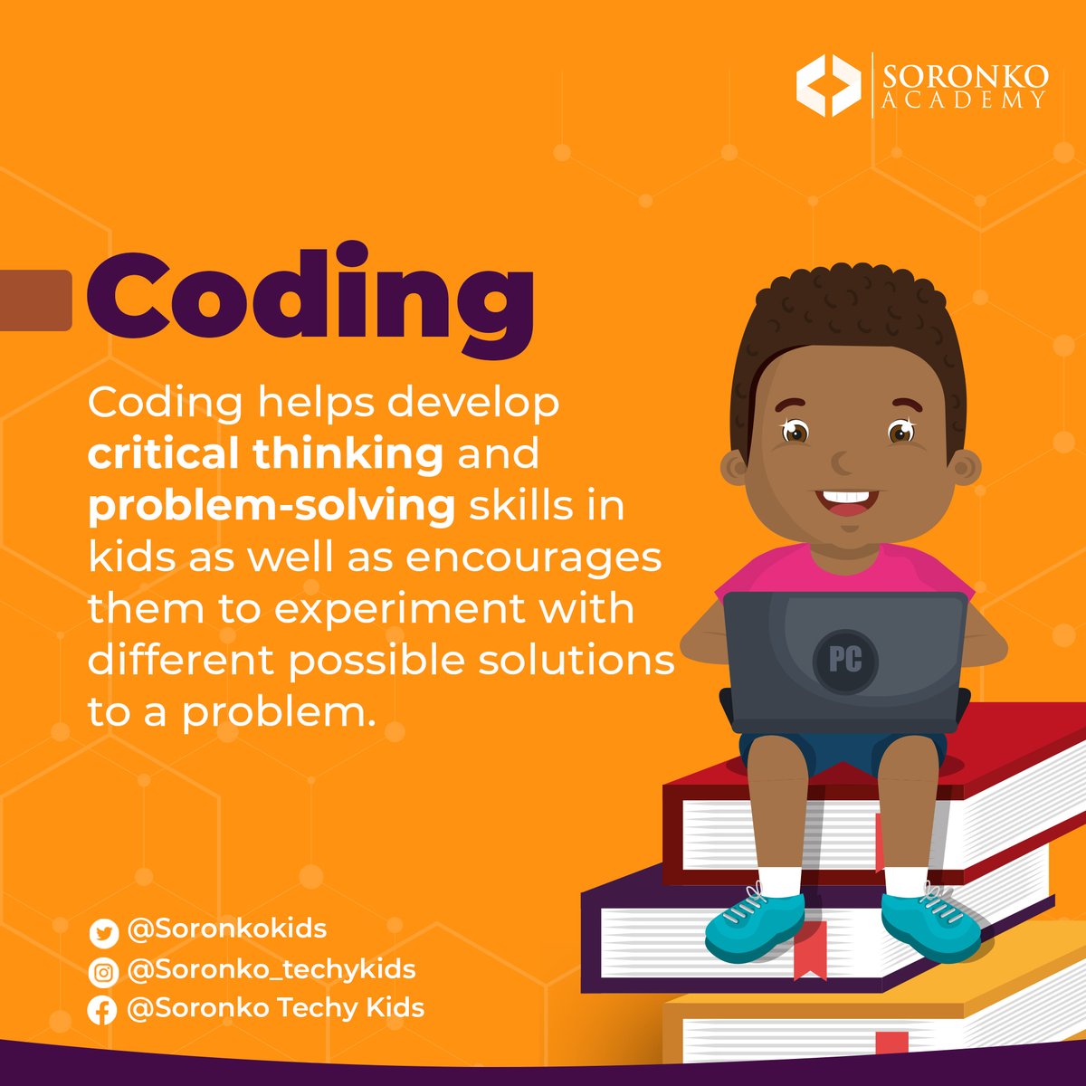 SoronkoKids's tweet image. #TechSkillsRecommendationTech
 skills your kids need to learn before they turn 16. #Exploration 
#CreativityForKids
#ProblemSolvers