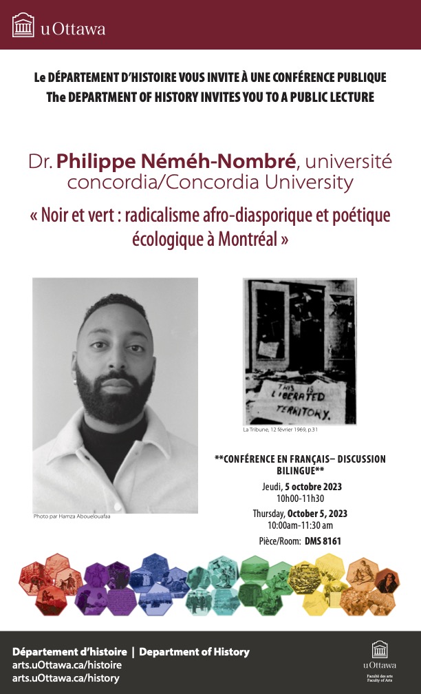 Conférence de <a href="/PhilippeNmh/">philippe néméh-nombré</a> en français! RDV, jeudi le 5 octobre à 10h
histoireantiracisteuottawa.ca/events-convers…