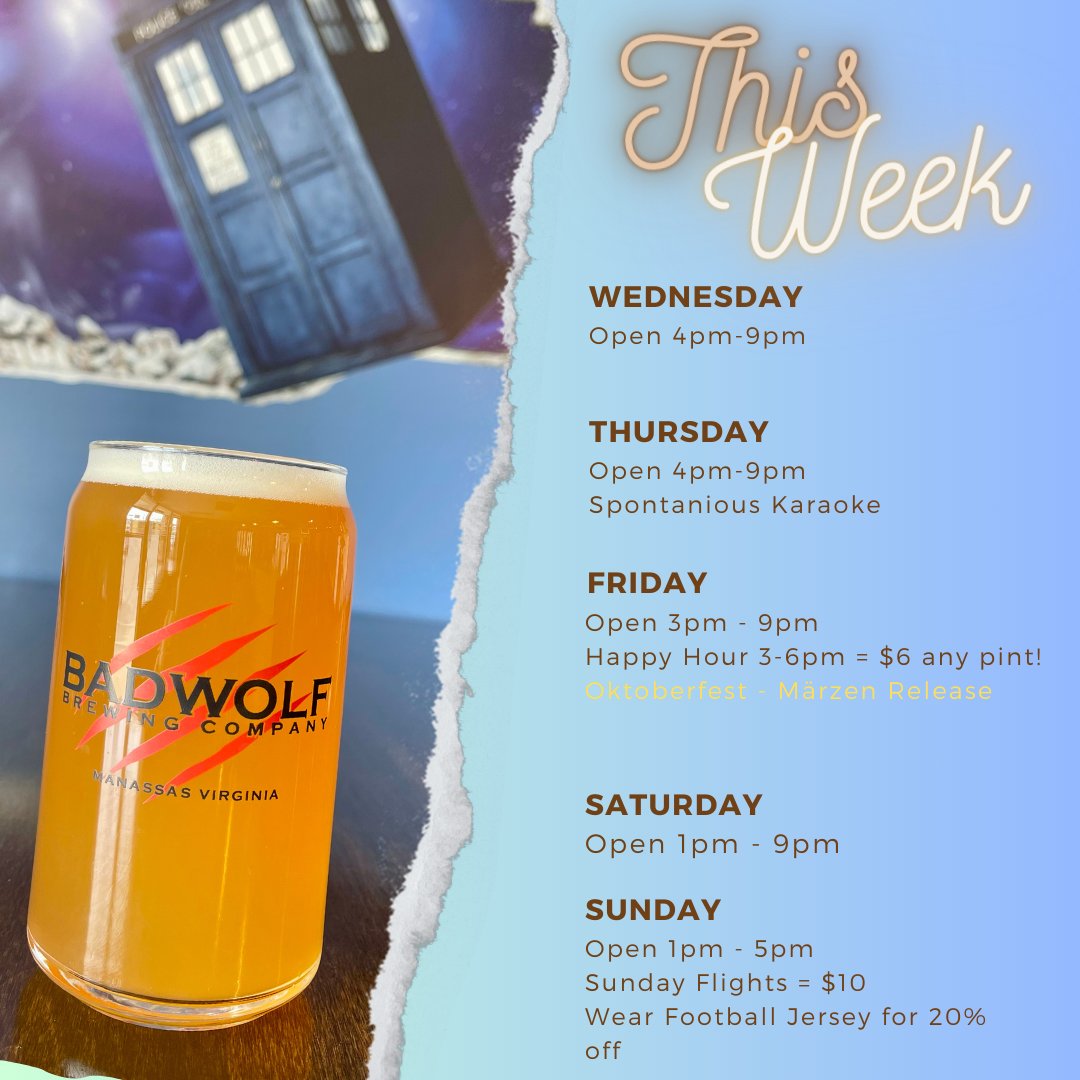 BadWolf Brewing Co tweet media