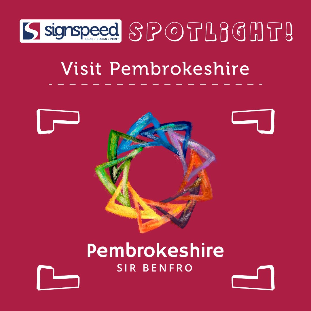 Signspeed's tweet photo. What better day than #worldtourismday to do a Signspeed Spotlight on Visit Pembrokeshire - Pembrokeshire's Official Travel Guide. We're members of and have worked closely with Visit Pembrokeshire on a number of jobs #supportlocal #shoplocal #visitpembrokeshire #pembrokeshire https://t.co/Uao66IJMTc