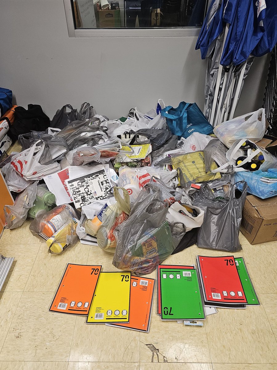 I'd like to thank Watts Chapel Missionary Baptist for their kind donations of school supplies yesterday. The Bible bares me out. Hebrews 6:10 God is not unjust;he will not forget your work and the love you have shown him as you help his people and continue to help them. Amen