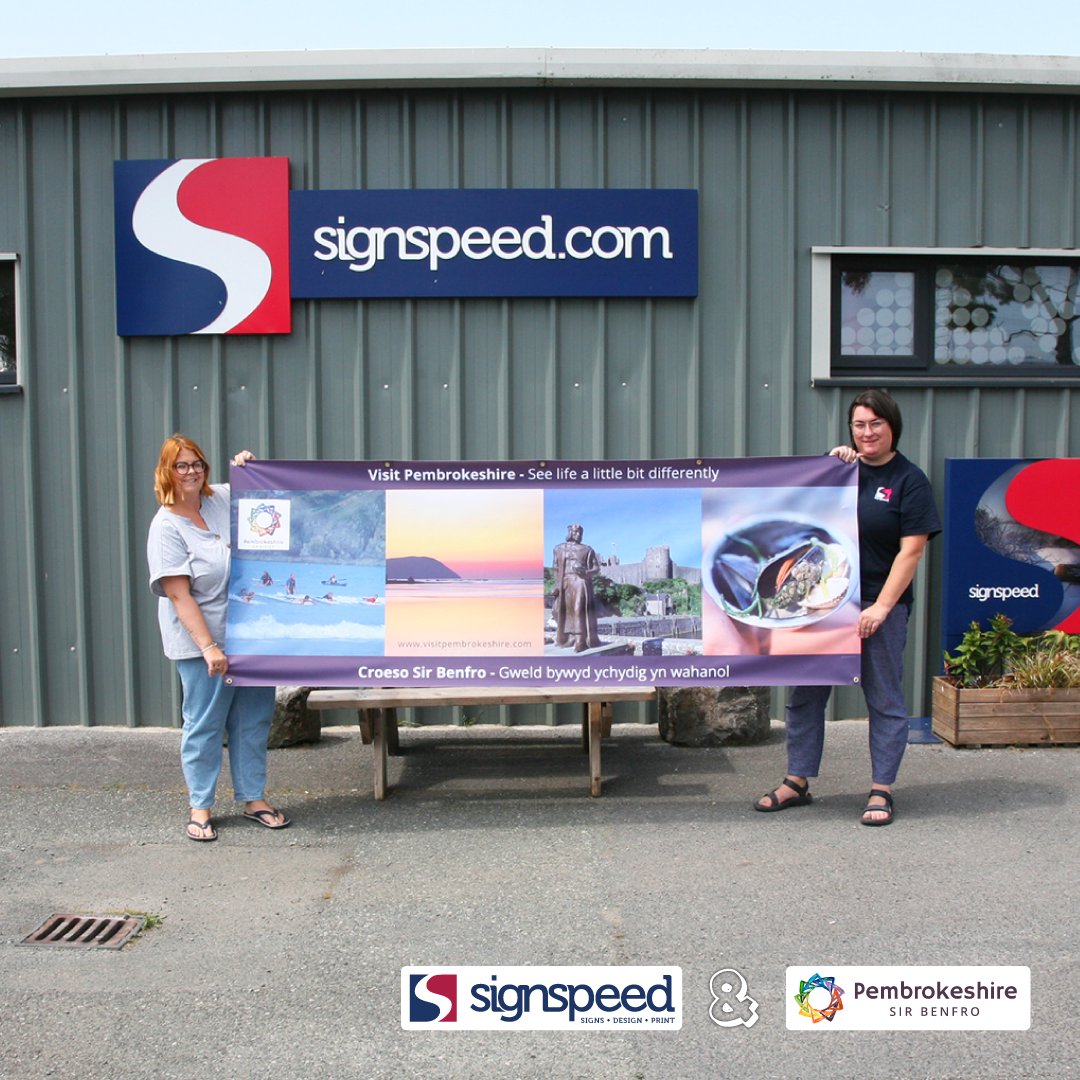 What better day than #worldtourismday to do a Signspeed Spotlight on Visit Pembrokeshire - Pembrokeshire's Official Travel Guide. We're members of and have worked closely with Visit Pembrokeshire on a number of jobs #supportlocal #shoplocal #visitpembrokeshire #pembrokeshire