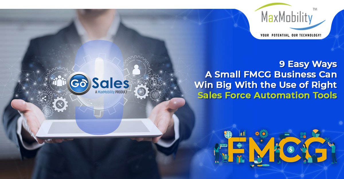 max_mobility's tweet photo. Are challenges a regular in your FMCG operations? Future-proof your business today with GoSales, a 360-degree SFA software by MaxMobility. Read the blog to explore and score bigger and better wins.
Visit: https://t.co/NcKsbSZgwf

#MaxMobility #salesforceautomation #sfa #FMCG https://t.co/qCOOSl9WkW