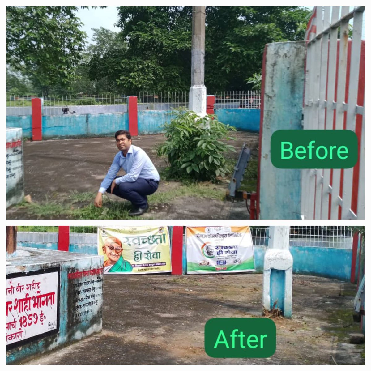 CCLRanchi's tweet photo. On the occasion of World Tourism Day, a Cleanliness Drive was carried out by #TeamCCL at Tourist Complex, Tenughat and near Saheed Nilambar Pitambar Smarak, Tenughat in Kathara area.
#SwachhataHiSeva https://t.co/HiocEXkoLp