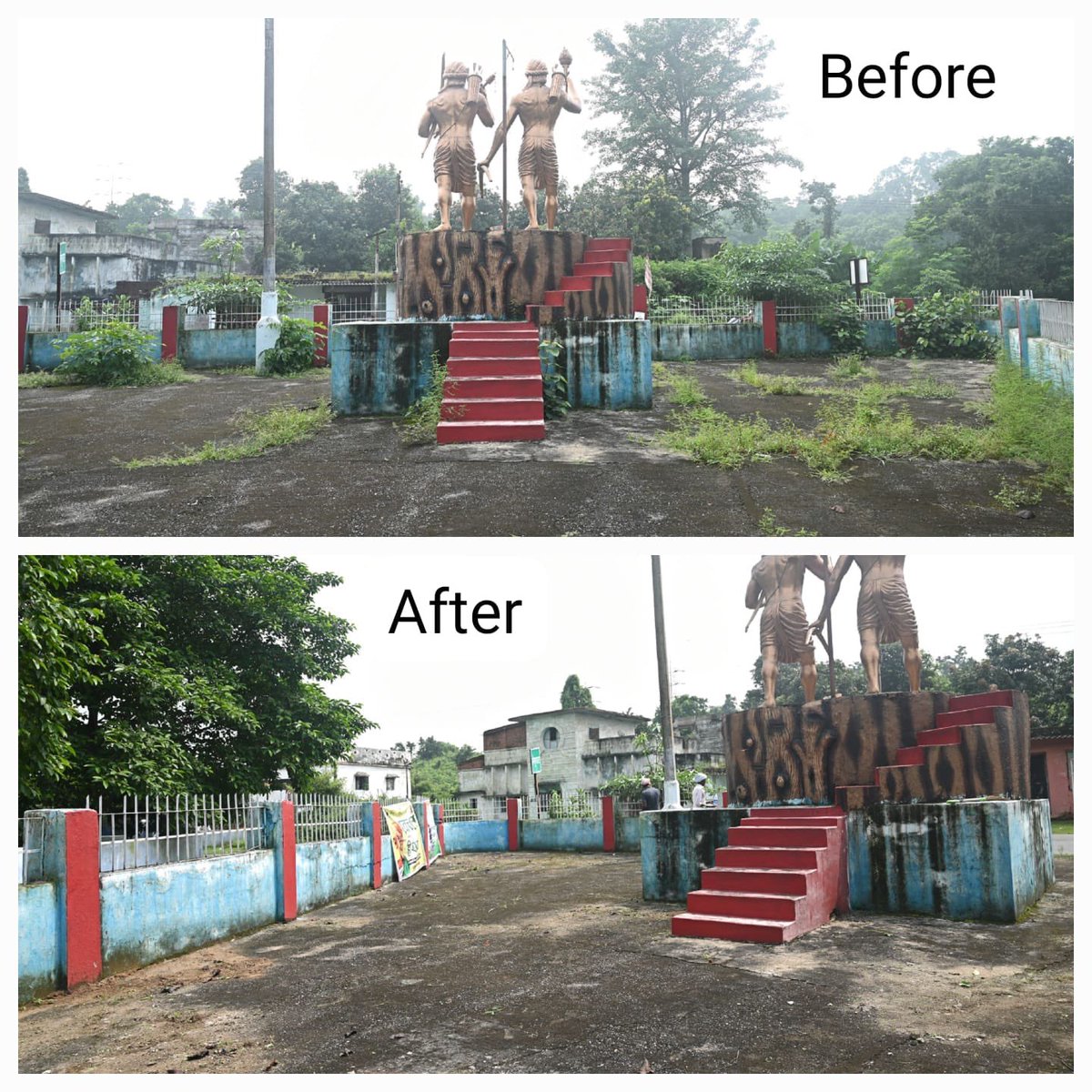 CCLRanchi's tweet photo. On the occasion of World Tourism Day, a Cleanliness Drive was carried out by #TeamCCL at Tourist Complex, Tenughat and near Saheed Nilambar Pitambar Smarak, Tenughat in Kathara area.
#SwachhataHiSeva https://t.co/HiocEXkoLp