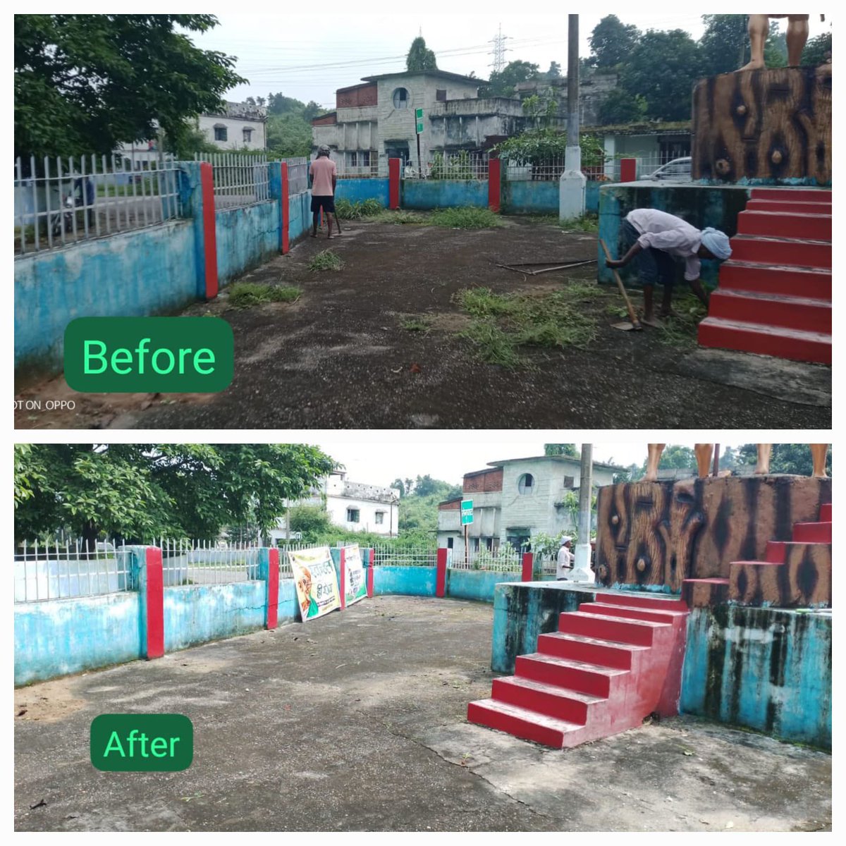 CCLRanchi's tweet photo. On the occasion of World Tourism Day, a Cleanliness Drive was carried out by #TeamCCL at Tourist Complex, Tenughat and near Saheed Nilambar Pitambar Smarak, Tenughat in Kathara area.
#SwachhataHiSeva https://t.co/HiocEXkoLp