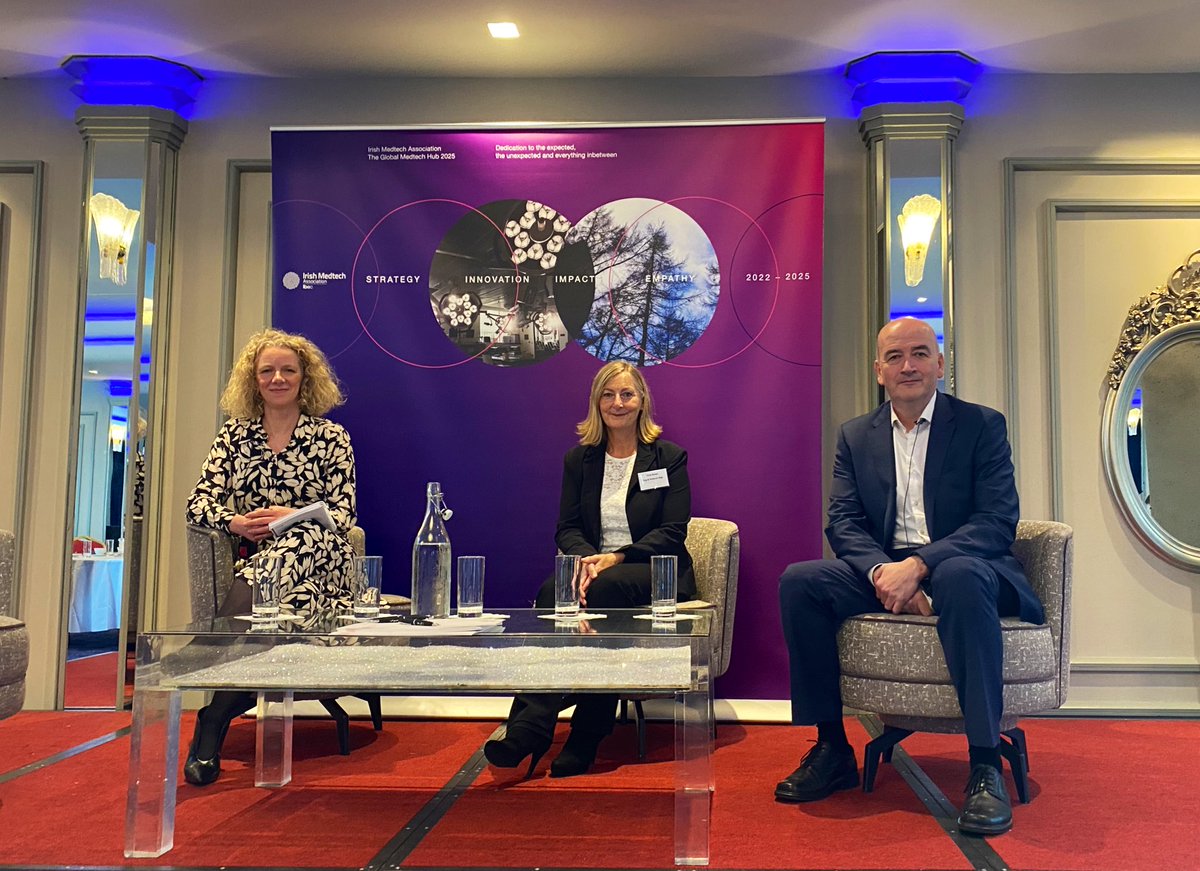 .<a href="/ibec_irl/">Ibec</a> <a href="/ClaireRDI/">Claire McGee</a>, Apprenticeship Manager Trish Breen, &amp; <a href="/veryanmed1/">Veryan Medical</a> David McKernan talk about creating fit for purpose talent policy in Ireland. 

Ambition is to grow role models, foster culture, &amp; bring together industry with key stakeholders in education &amp; research.