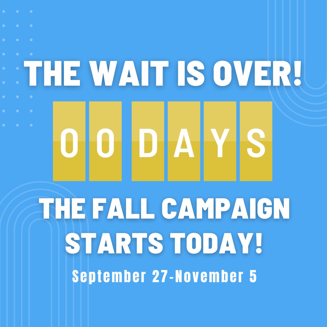 40daysforlife's tweet photo. Exciting news! Today kicks off our Fall campaignโa fresh start to make a difference and save innocent lives. Let's unite in standing for life and fervently pray for the end of abortion. ๐๐ฏ๏ธ๐ #FallCampaign #ProLife https://t.co/mQssbaGIwy