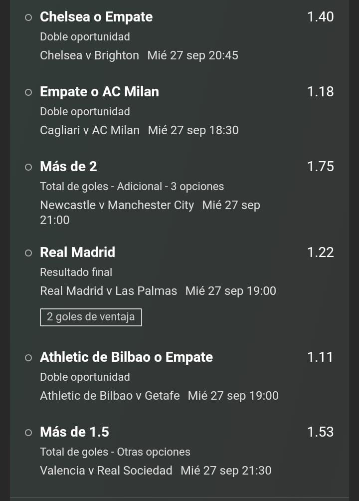 Proyect1x2tips's tweet photo. Cuota 28'5 para hoy. Partidos de Inglaterra, Italia y España.
Estamos rondando las cuotas altas de más de 20.
Suerte 🍀
Juega responsable. 🔞 https://t.co/haxREd4AWI