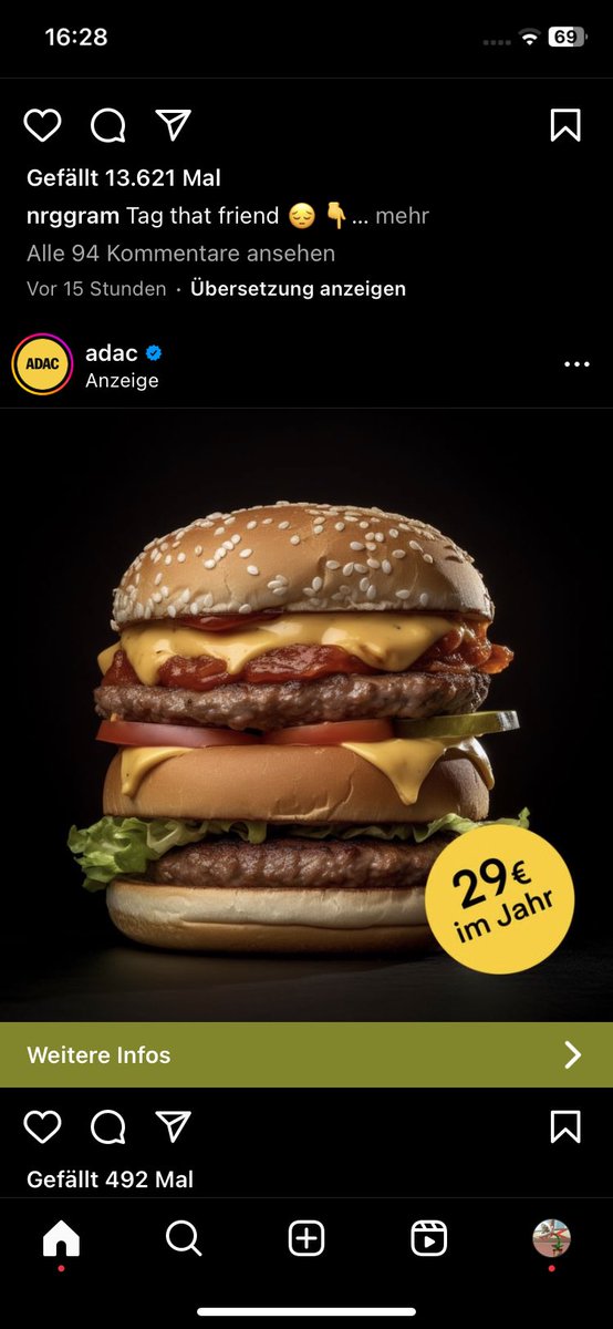 Sebnic_'s tweet photo. @JewelzMedia Einfach burger Versicherung https://t.co/x8OVu5ZEvh