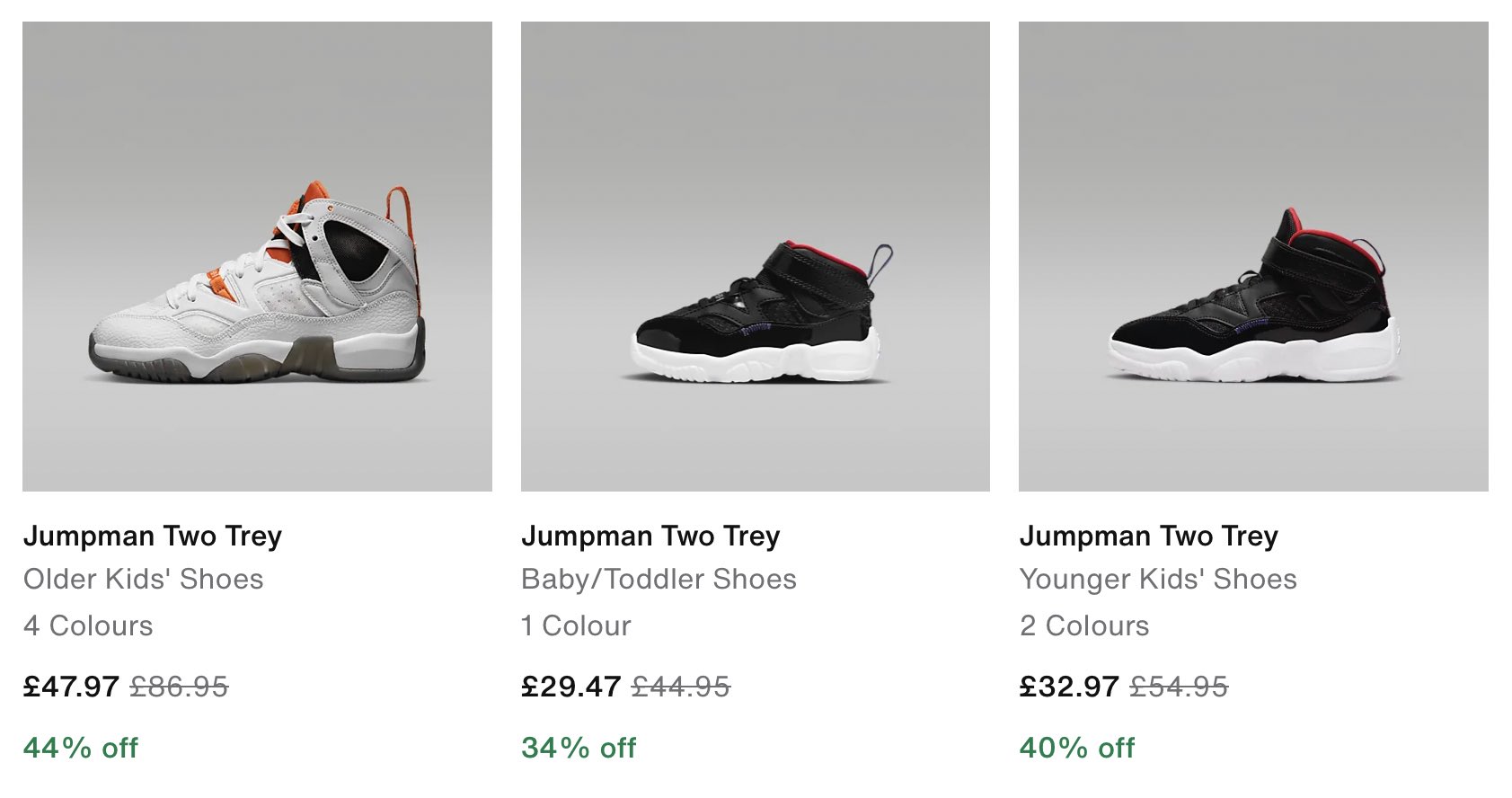Sneaker Deals GB Kids SneakerKidsGB X