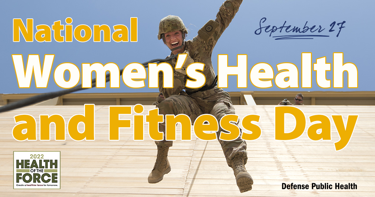 On #NationalWomenHealth FitnessDay, learn about web applications and physical training programs supporting the unique needs of female Service members, in the 2022 #HealthoftheForce report.  phc.amedd.army.mil/topics/campaig… 
#FemaleServiceMembers
