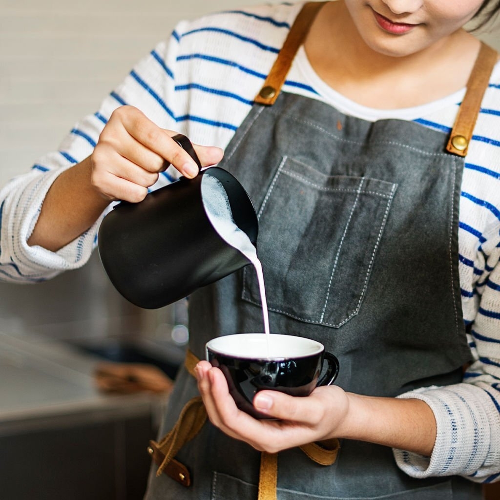 A cup of coffee is more than a beverage; it's an expression of skill and dedication. Watch barista create magic as they mix espresso and milk, transforming your day, one sip at a time. ☕🌟 #LatteLove #coffee #cafe #barista #morning #espresso #coffeetime #blissedoutcoffee