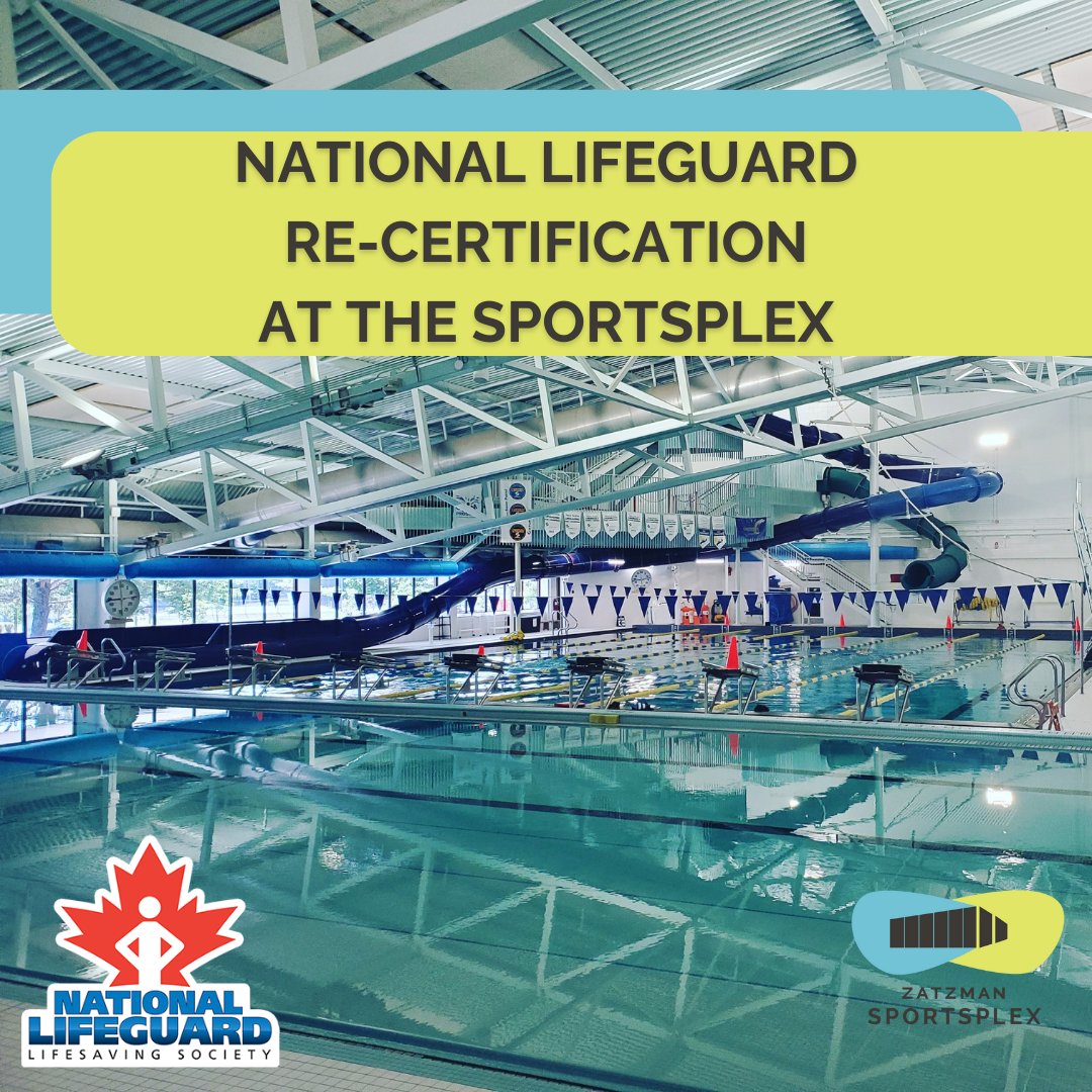 🏅Did you know our aquatics facility hosts a number of National Lifeguard Recertification Courses?

🗓The next course is on Oct 1!

Register today and don’t miss your chance to get recertified!