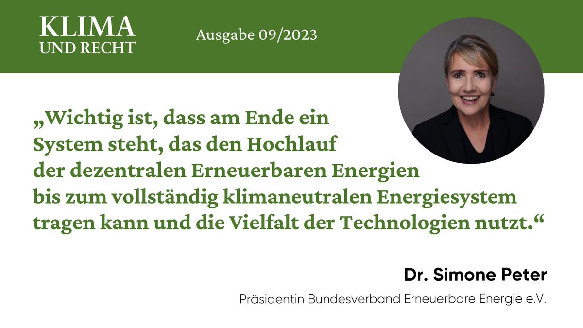 Ausgabe 09/23 unserer Fachzeitschrift Klima &amp; Recht ist da!

Den Link zum Probe-Abo und Inhaltsverzeichnis findet ihr hier: beck-shop.de/klimr-klima-re…