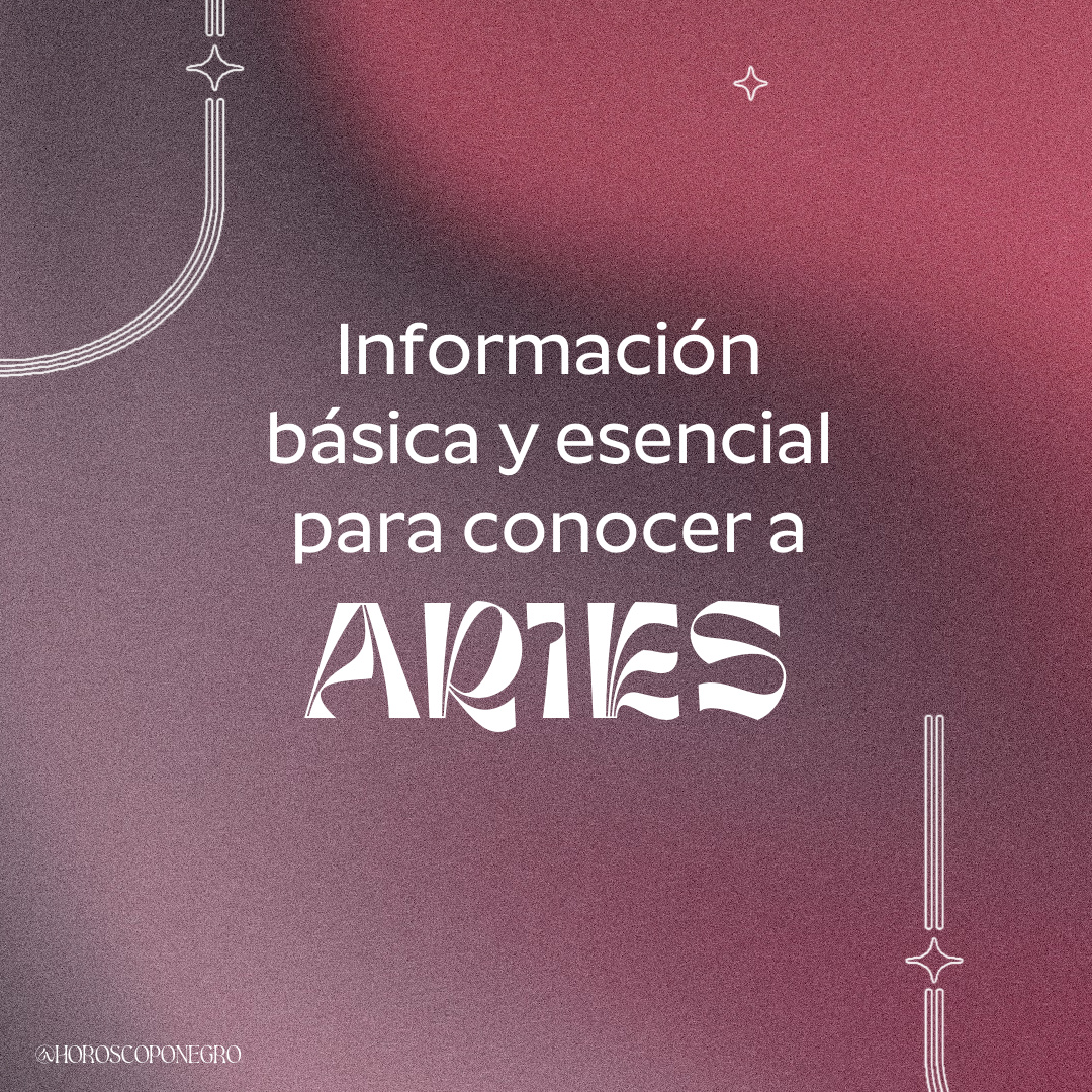 aries_hn's tweet photo. Información básica y esencial para conocer a #Aries ✨🔮✨ #horoscoponegro https://t.co/yOrIkjjxG1