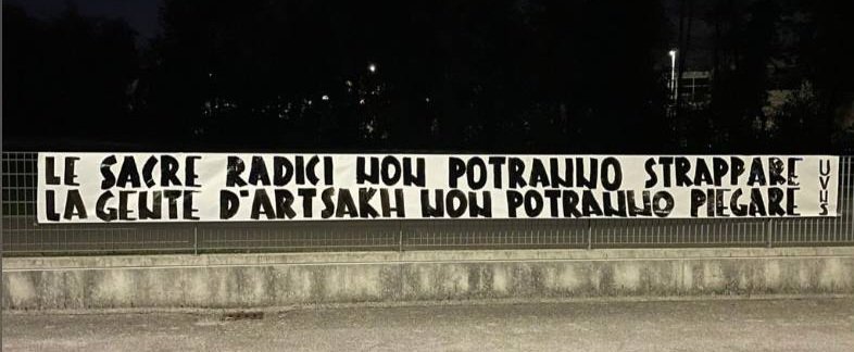 #Vicenza - Supporto (più unico che raro dall'Italia) dell'associazione <a href="/InfoUvns/">UVNS</a> per il popolo dell'#Artsakh/#NagornoKarabakh