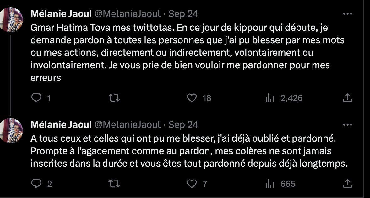 FreezeParole's tweet photo. @MelanieJaoul @Alex_Mbz Visiblement tout n'est pas pardonné https://t.co/1DHkw1SVt6
