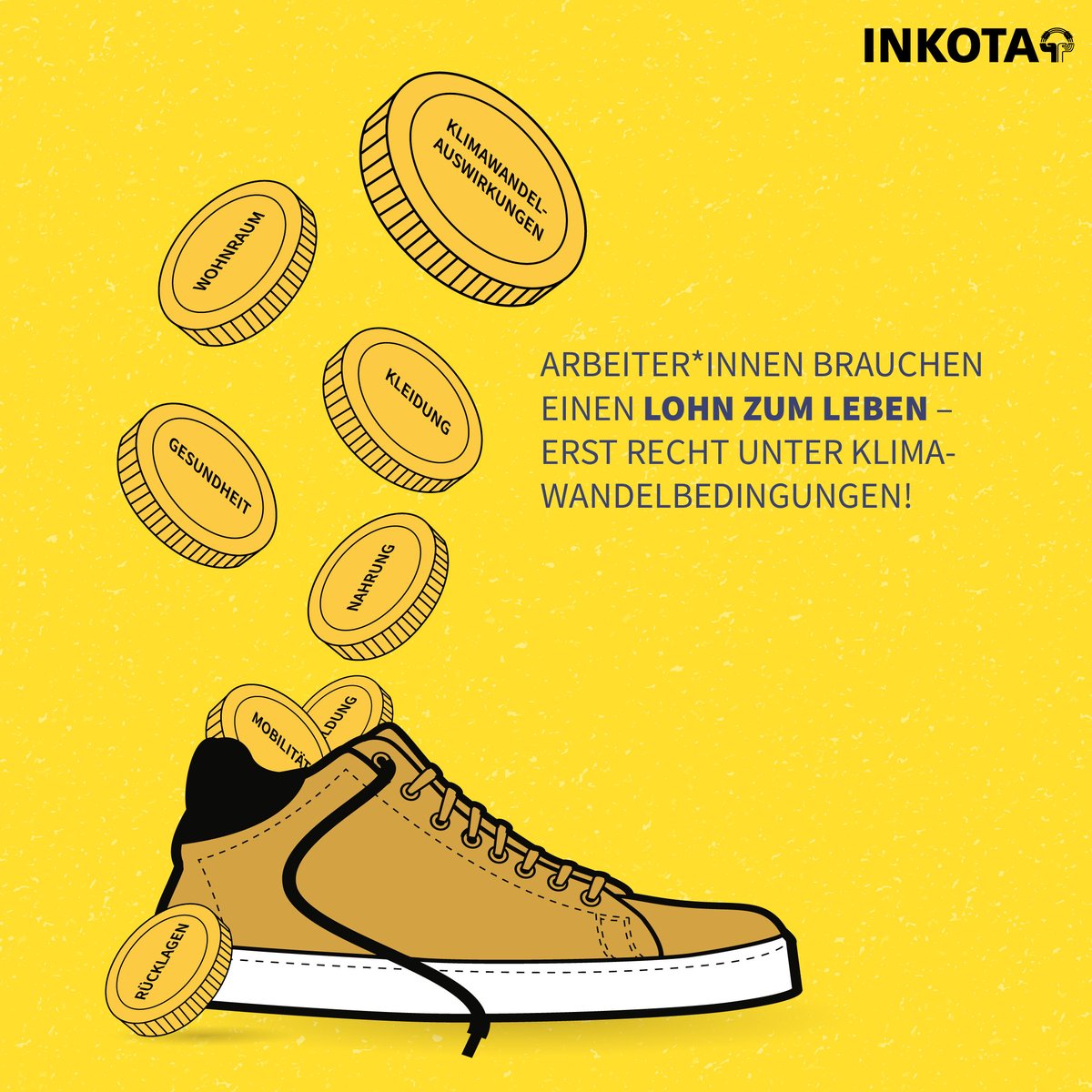 Arbeiter*innen in der Leder- &amp; Schuhbranche arbeiten unter furchtbaren Bedingungen. Die #Klimakrise trifft sie besonders hart. Deutsche Schuhkonzerne müssen dafür sorgen, dass die Menschen in ihren Lieferketten gegen die negativen Auswirkungen des Klimawandels abgesichert sind.