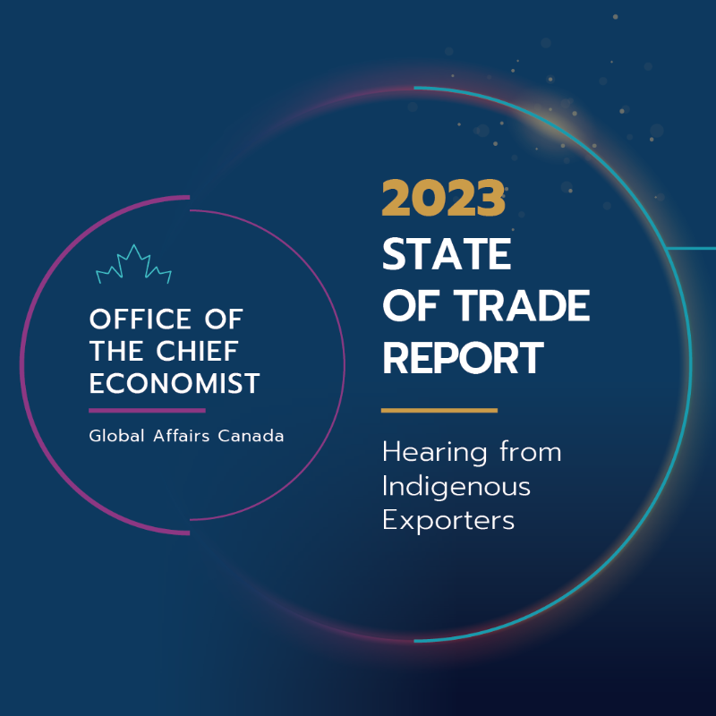 CanadaTrade's tweet photo. In #StateOfTrade 2023, we partnered with @ccab_national to better understand #IndigenousExporters experiences.
Our joint efforts seek to enhance policies & programs for Indigenous businesses' global success, supporting our #reconciliation efforts.
Swipe to learn more:
#NDTR