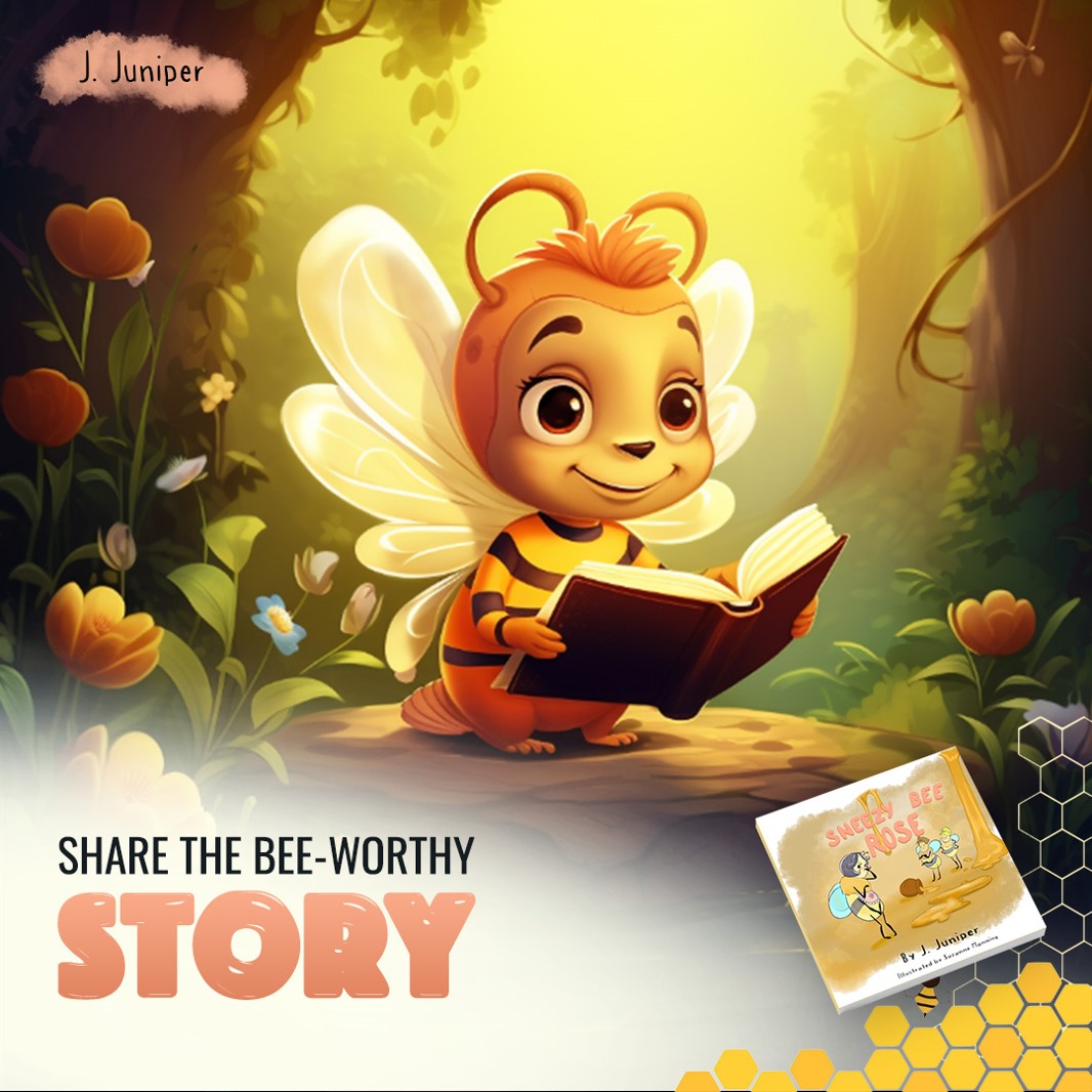 Spread the word about 'Sneezy Bee Rose' to fellow parents and friends. Let's make sure every child has the chance to enjoy this wonderful story.

Now available on Amazon: a.co/d/5sYVqwD\
Or

Or Barnes and Noble
rb.gy/3mg36

#JJuniper #SneezyBeeRose