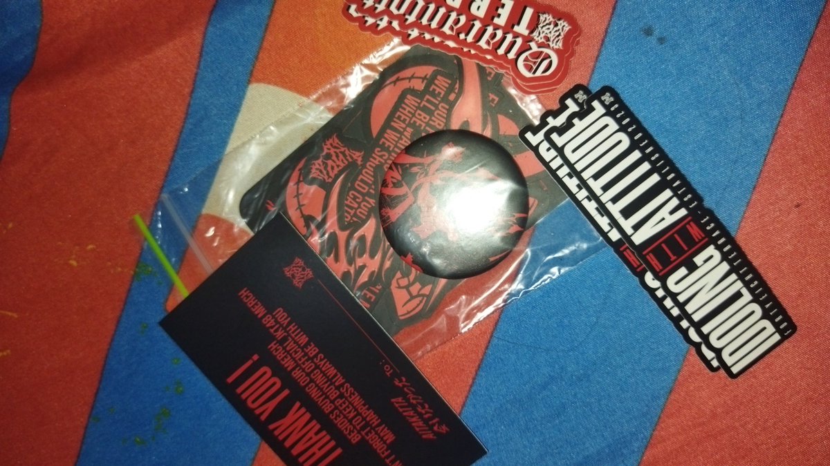 tokyersen's tweet photo. Mendarat dengan aman minn, bagus bangett bajunyaa. Bahannya adem & lembut, ditambah freebiesnya banyak banget busett dah ๐ญ
Top semua pokoknya, Terima kasiee banyakk @48terrace_merch ๐ซถ๐ฅ https://t.co/dvZaBMaDTk