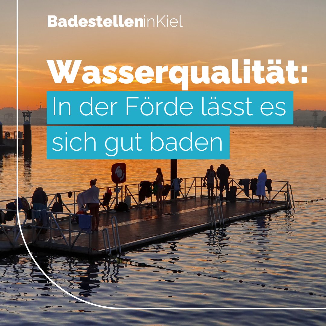 Nicht immer war das Wetter gut in der #Badesaison 2023 – aber das Wasser der #KielerFörde war stets sehr gut! Also nutzt das schöne Wetter und hüpft nochmal rein. 🏊 🐠 Mehr Infos kiel.de/badewasser 
📷  Lh Kiel/Ralf Lohse