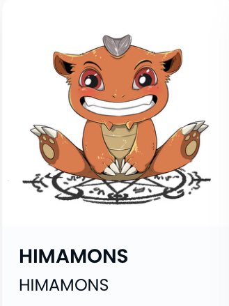 tomipoint's tweet photo. Already minted my first free #Himamon by @Himalaya_inc/@himamonsters 🗻 Let’s goooo !!! 🔥 https://t.co/DUyl7UvKMb