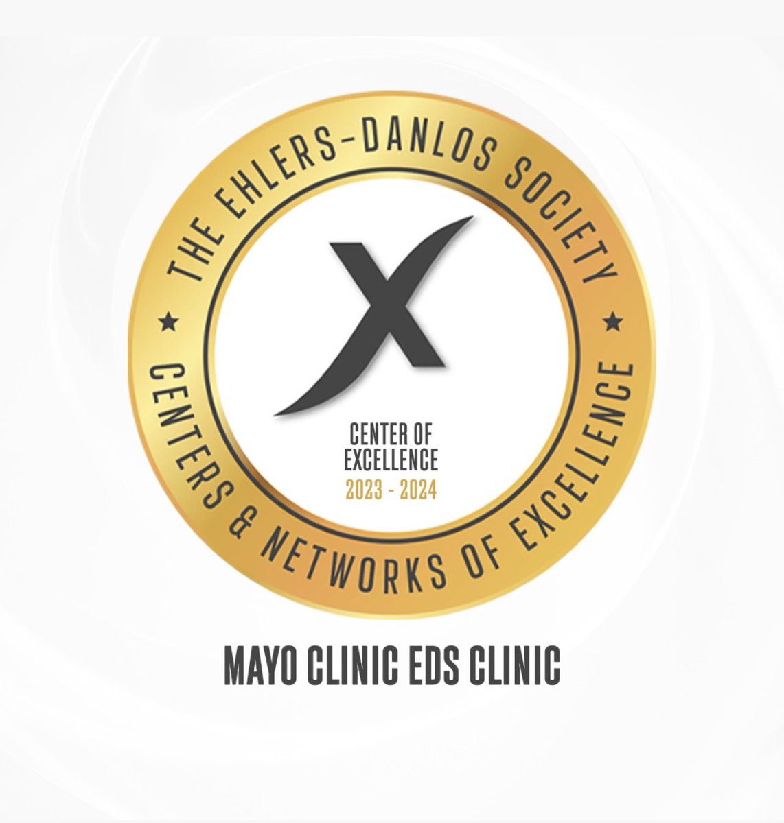 MayoGIMFL's tweet photo. Mayo Clinic’s Ehlers-Danlos Clinic in Florida has been recognized as an Ehlers-Danlos Society Center/Network of Excellence by @TheEDSociety ! Congratulations to @knidac and his team @MayoGIMFL ! @MayoClinic @ClinicaMayo https://t.co/9X3afilKwl