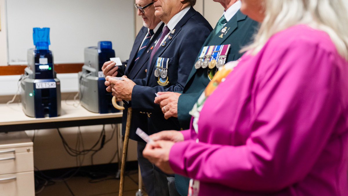 A huge moment for veterans today as we deliver the first Veterans ID cards to those who left before 2018.

I made a promise. I’ve kept it. Now to ramp up production. More details to follow on how you can apply for yours. Great to see how happy it made the first to receive theirs.