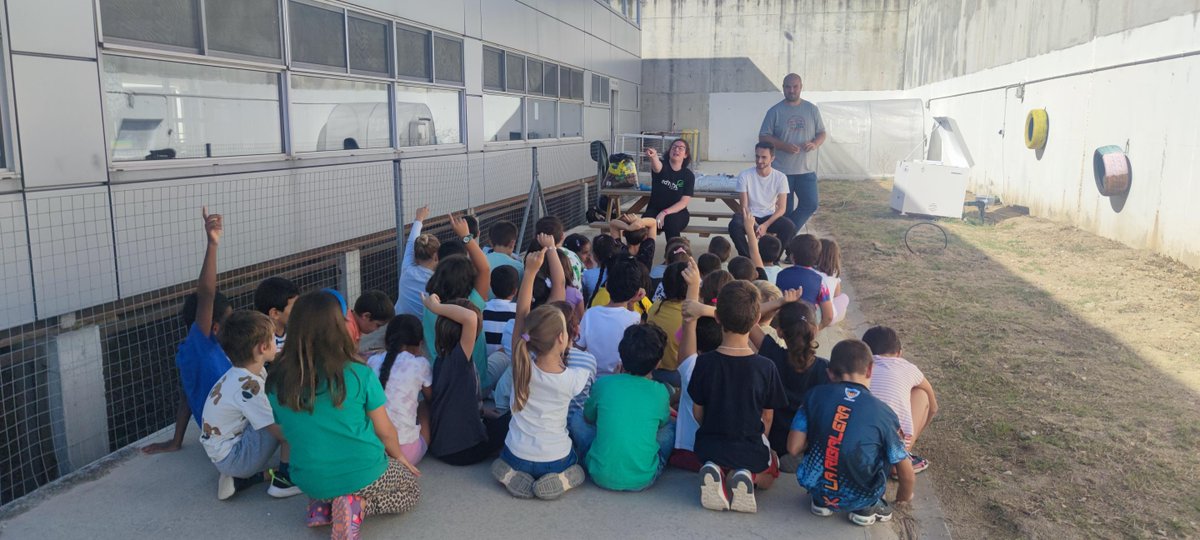 sostenipra's tweet photo. Ja hem tornat @aliancesmagnet! Nou curs, nova classe, nous projectes i hort a punt per les ments inquietes de la família de l'Escola La Pau @santsadurni_cat 💯 En marxa!! 🔥
#educaciotransformadora #recerca #sostenibilitat #agriculturaurbana https://t.co/T2PFIBwt5b