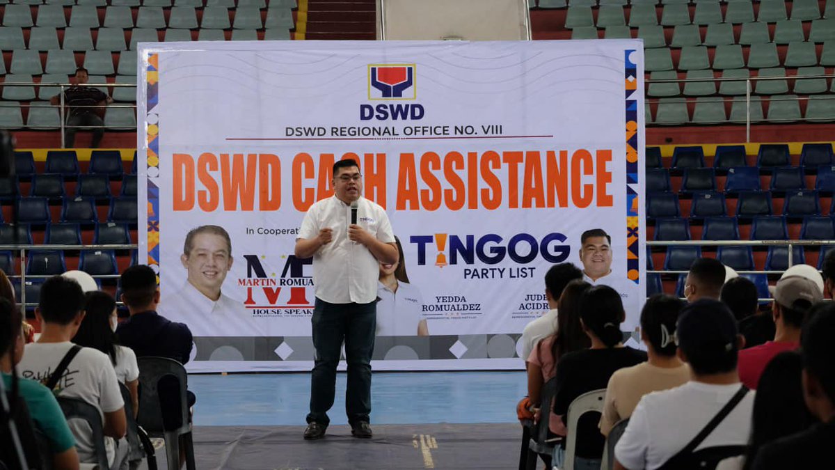 TINGOG IN ACTION

Noong ika-28 ng Hunyo 2023, dalawang libong residente ng Tacloban, Leyte, ay nabiyayaan ng P5,000 cash assistance sa pamamagitan ng isinagawang AICS Program.

#TingogPartylist
#SpeakerMartinRomualdez
#YeddaRomualdez
#JudeAcidre
#AlagangTingog
#19thCongress