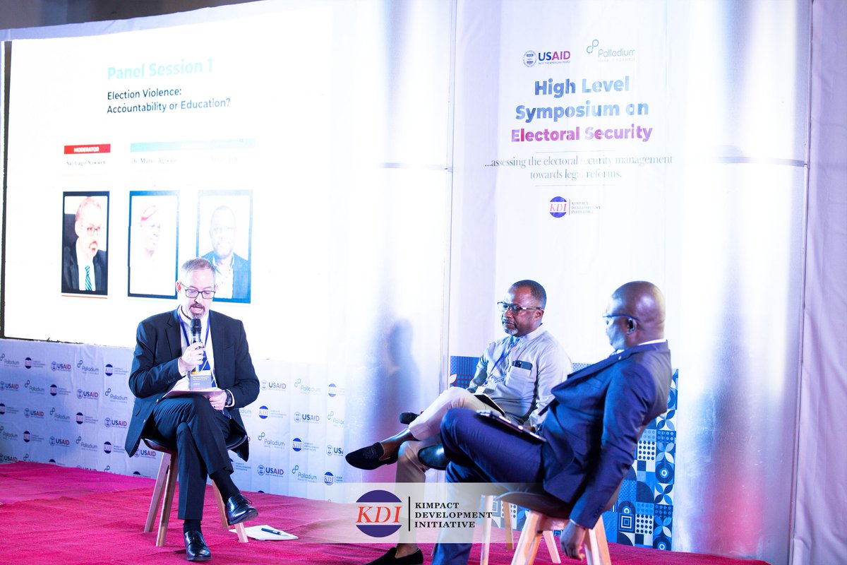 Kimpact_Global's tweet photo. Moderating a panel session on Election Violence: Accountability or Education, @IRIglobal Resident Country Director, Santiago Stocker posed a vital question; 📌 How can there be more transparency on electoral violence? Join the conversation live on facebook (KDINigeria). https://t.co/uK4fOrWMAw